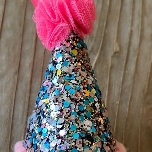 Sparkly Star Necklace and Party Hat Headband - Picture 5 of 7